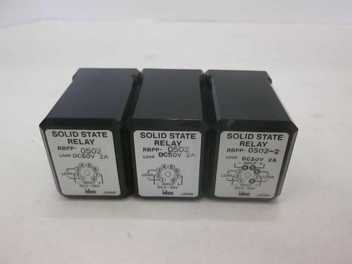 Used Idec, Solid State Relay, RBPP-0502, Used, Lot of 3