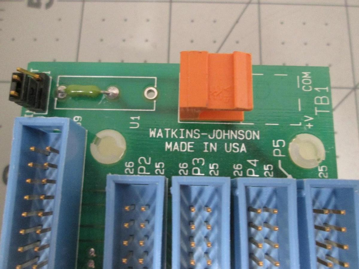Watkins Johnson, 905535-001, Status/Switch Interface PCB Assy, New