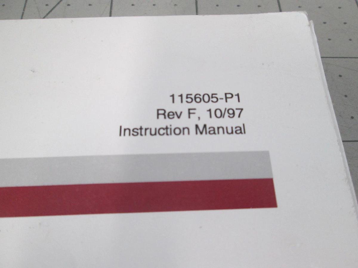 Used MKS, Type 651C, Pressure Controller Instruction Manual, 1115605-P1, Used