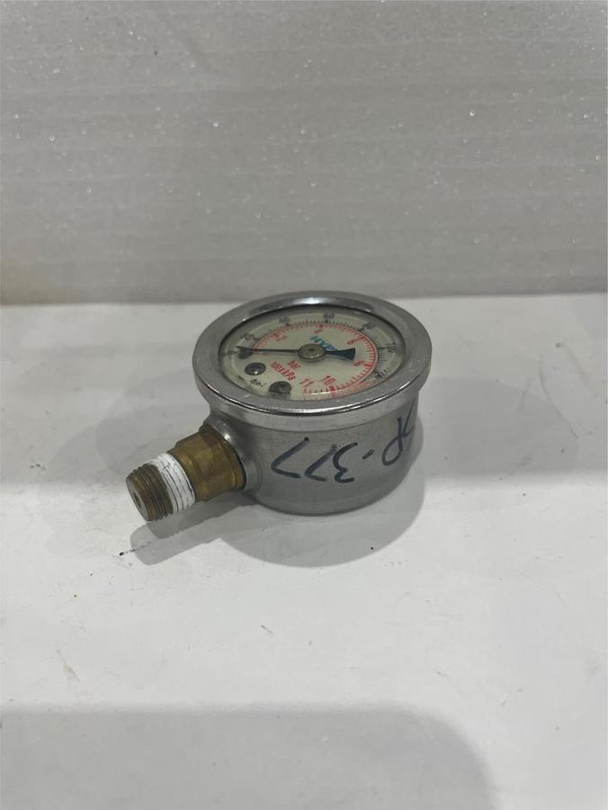 Used Ashcroft, Liquid Filled Pressure Gauge, 0-160 PSI, Used
