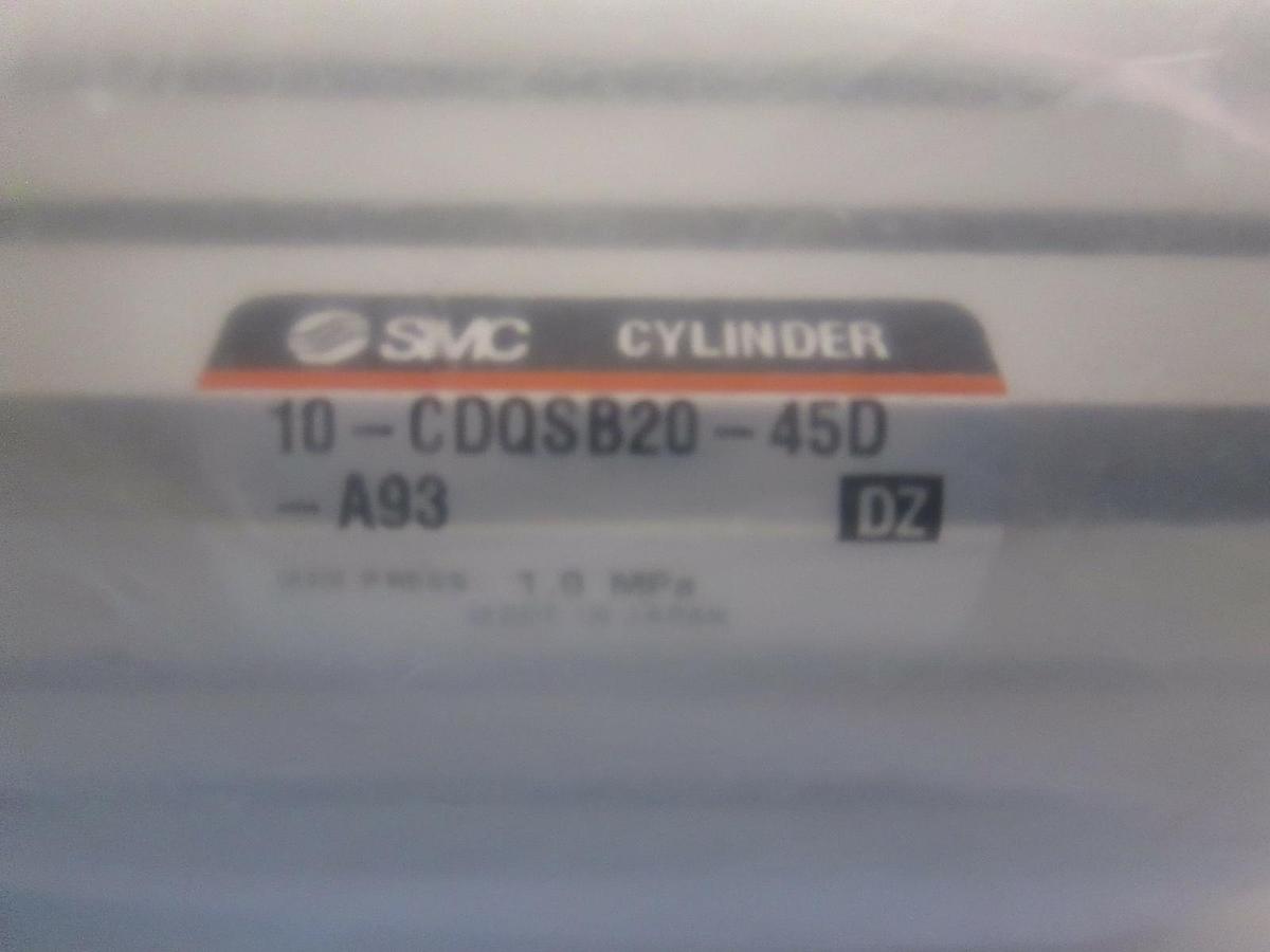 Used SMC, Air Cylinder, 10-CDQSB20-45D, Used