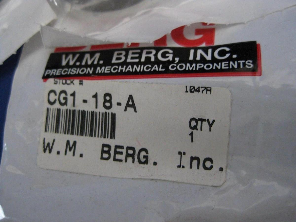 W.M. BERG CG1-18-A Split Hub Clamp, Aluminum, 0.437 Bore, Lot of 5 NEW