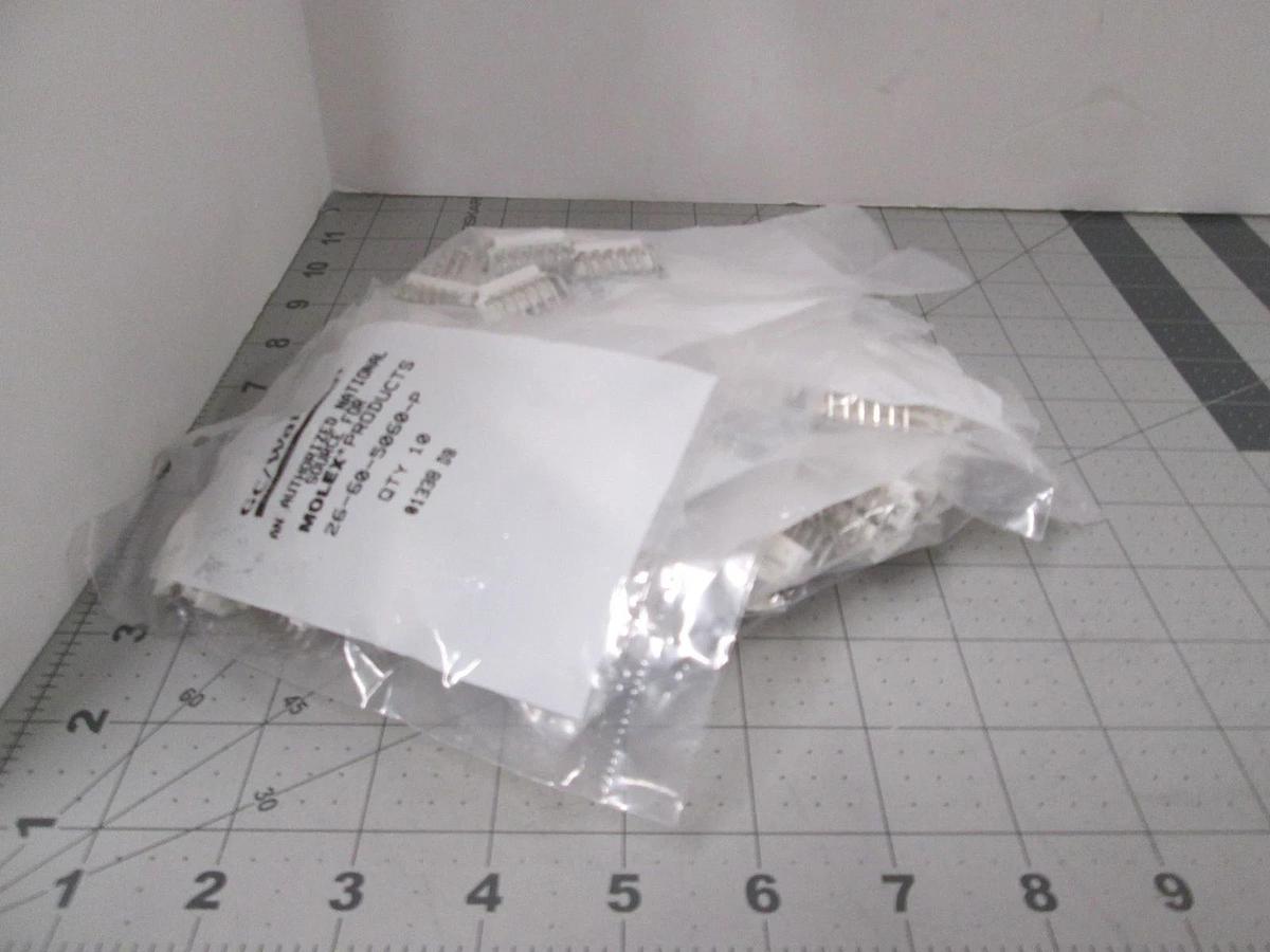 Molex, 26-60-5060-P, Connector, GC Waldom Header 6 POS right Angle, Tin, New