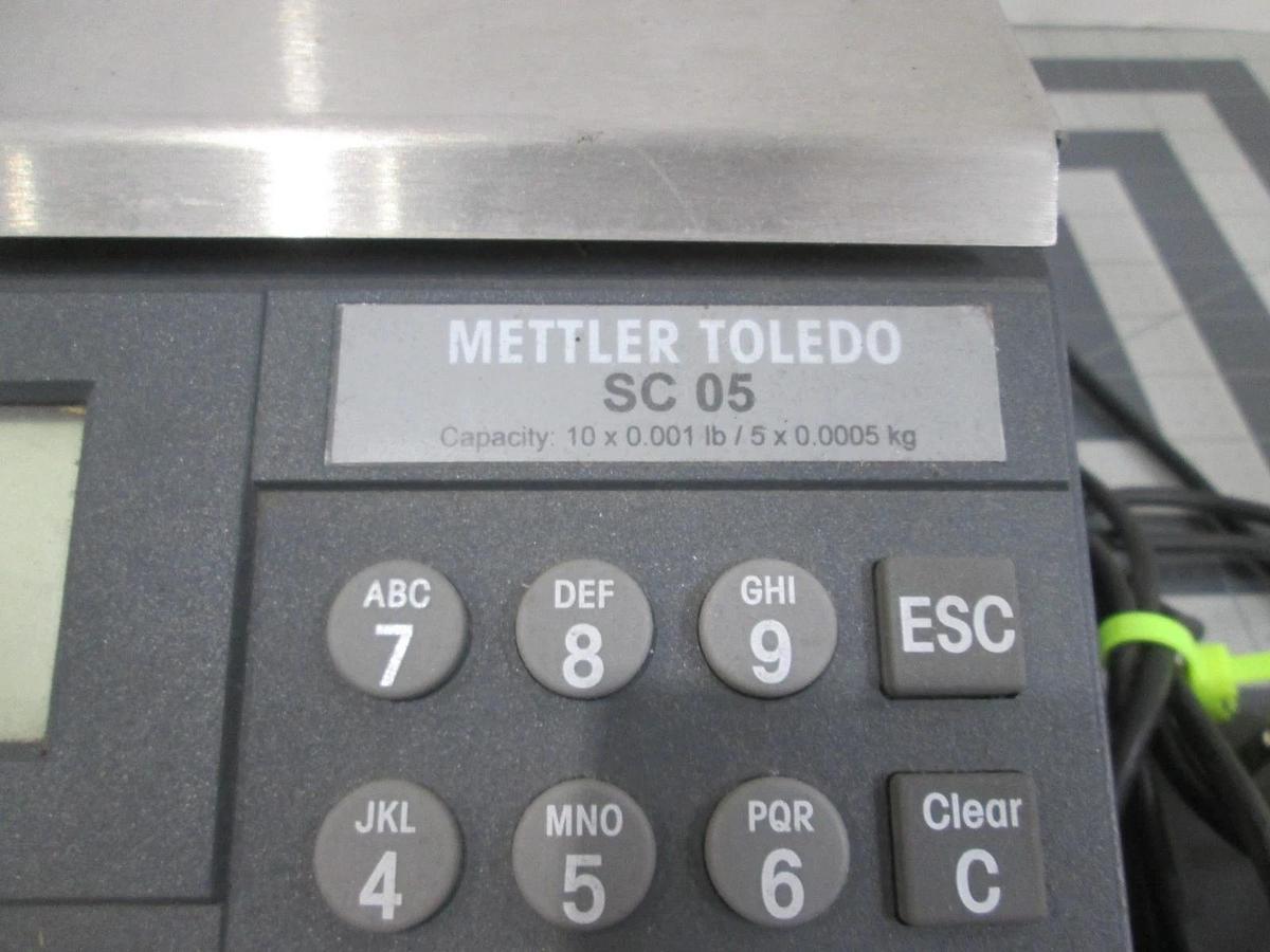 Used Mettler Toledo, SC 05, Model SC05-000, Scale, Used