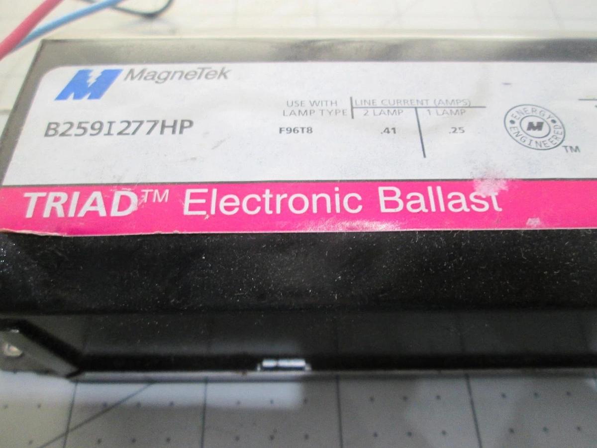 Used MagneTek, B259I277HP, Triad Electronic Ballast, Used