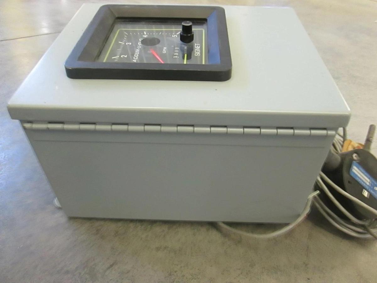 Used Signet di Water Flow Sensor, and Readout Assy, MK508.3-2, Used