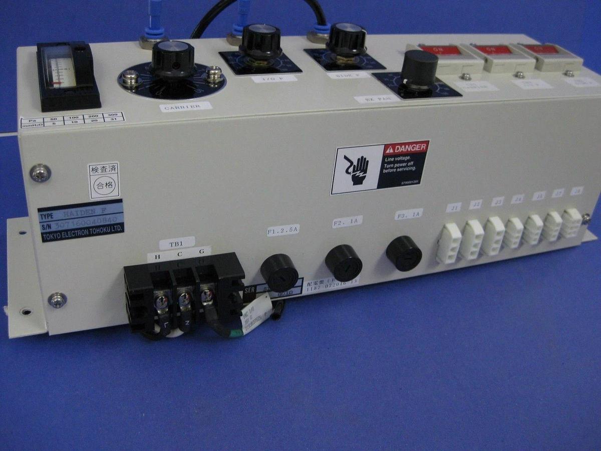 Used TEL Tokyo Electron Limited Haiden F 8S Panel/Control Unit, Filter Fan