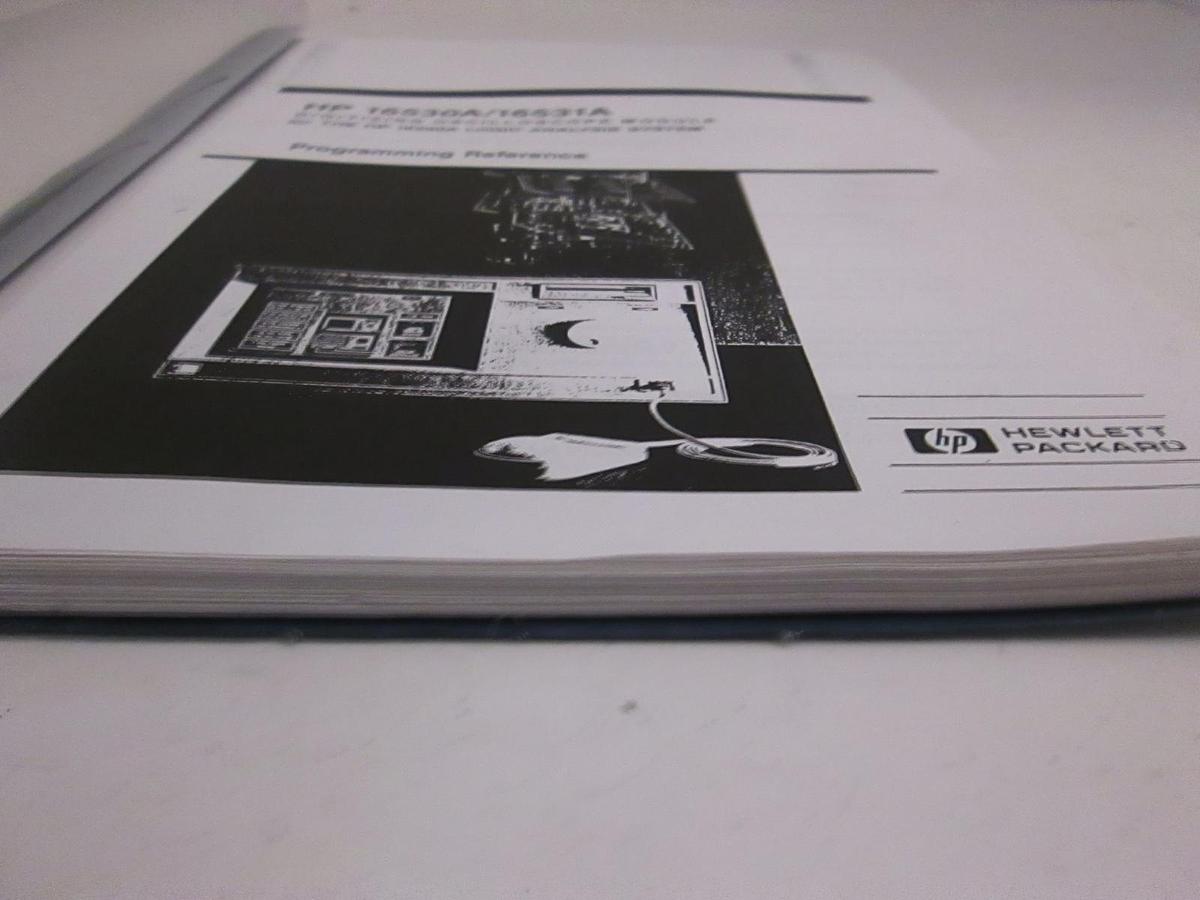 Used HP 16530A/16531A Digitizing Oscilloscope Module, Programming Reference, Used