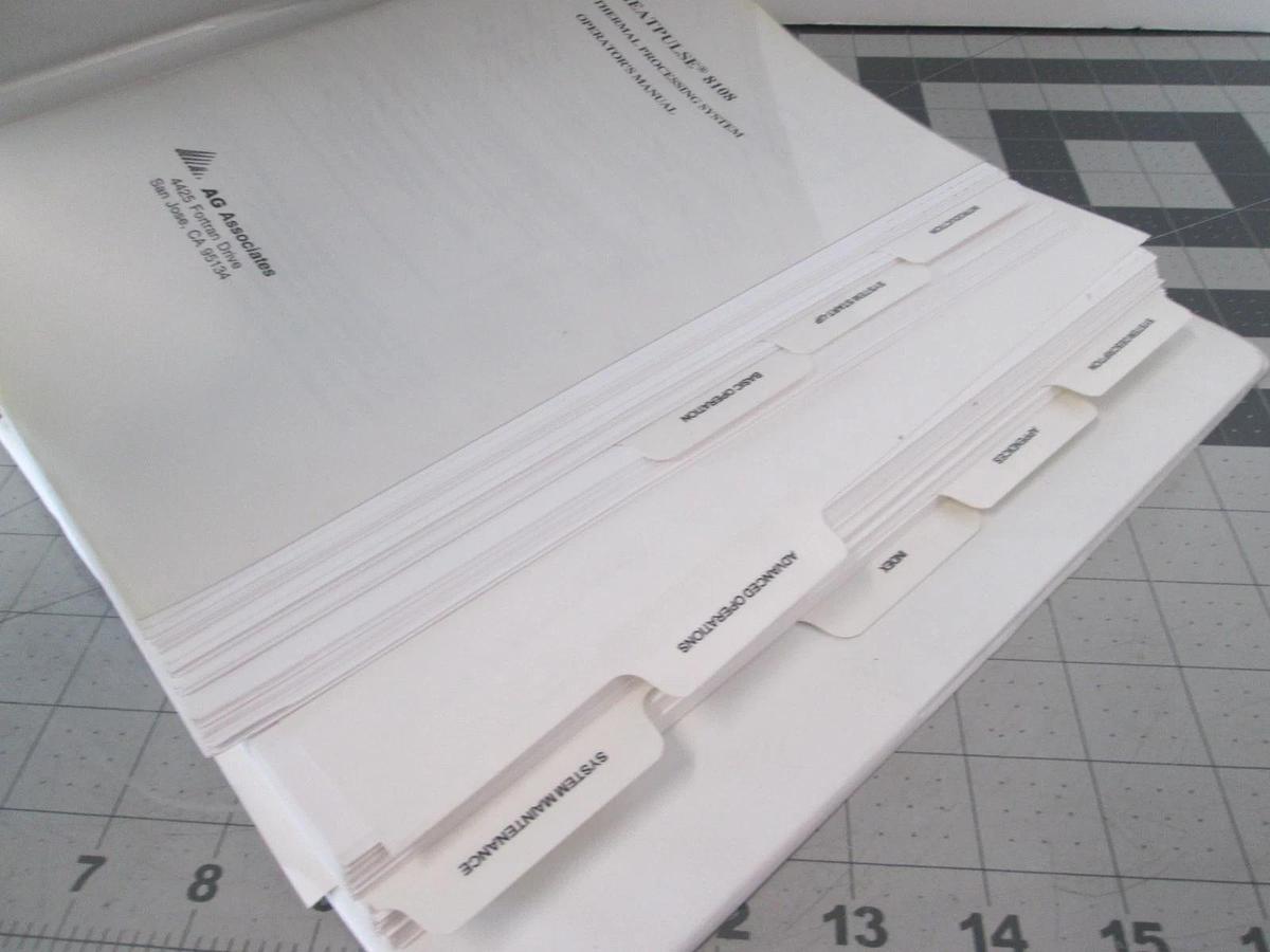 Used Heatpulse, 8108 Operator's Manual, 82305-0009, Used