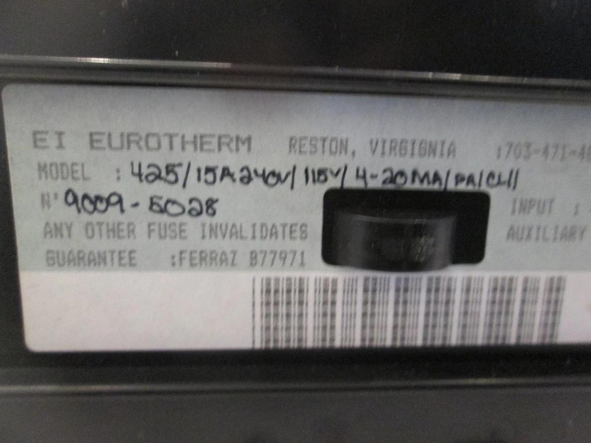 Used Eurotherm, 425/15A240V, Power Module, Used