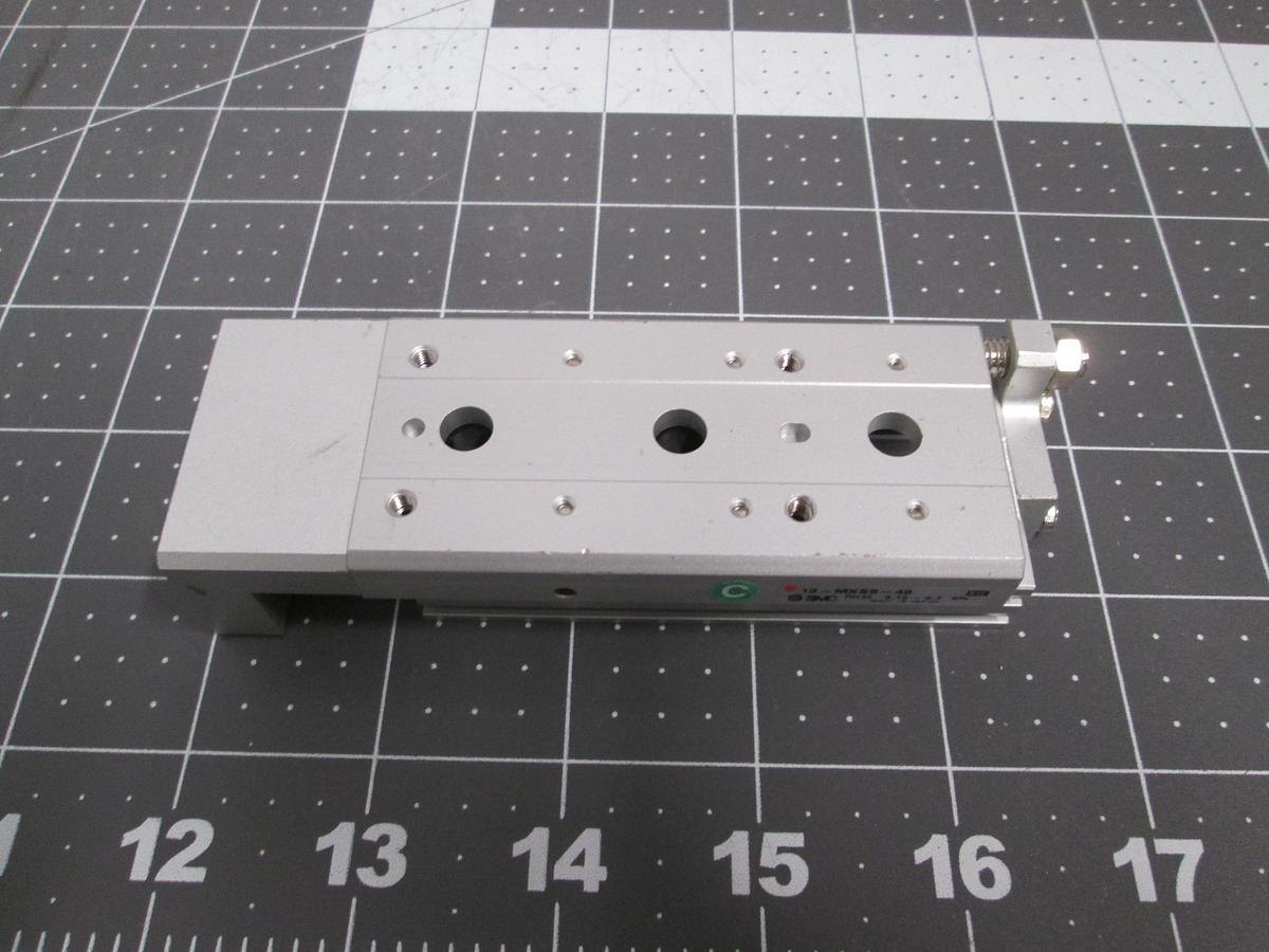 Used SMC 13-MXS8-40 Precision Air Slide Table 8mm Bore 40mm Stroke Guided Cylinder