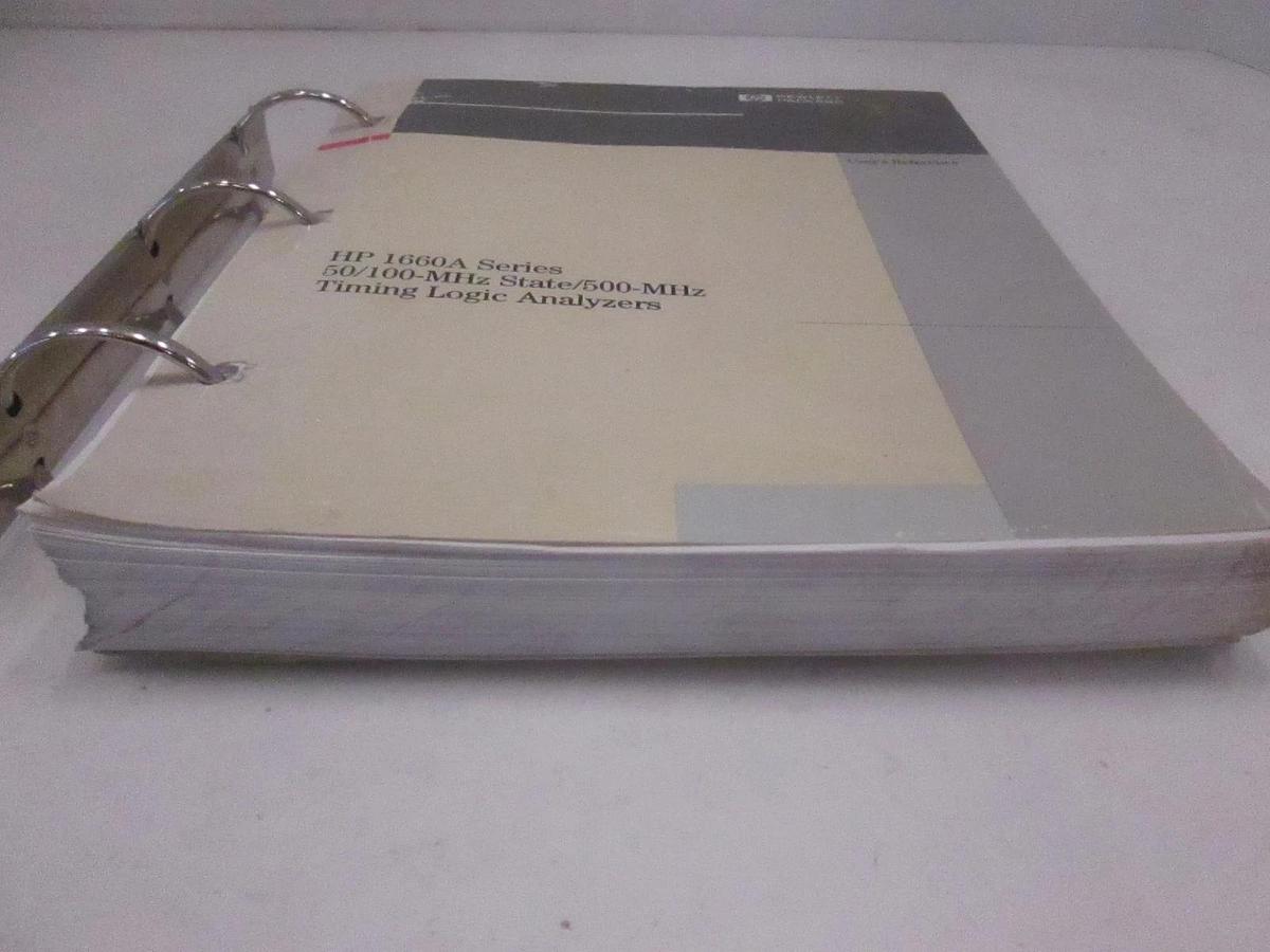 Used HP Model 1660A-Series 50/100-MHz State/500-MHz Timing Logic Analyzers, Used