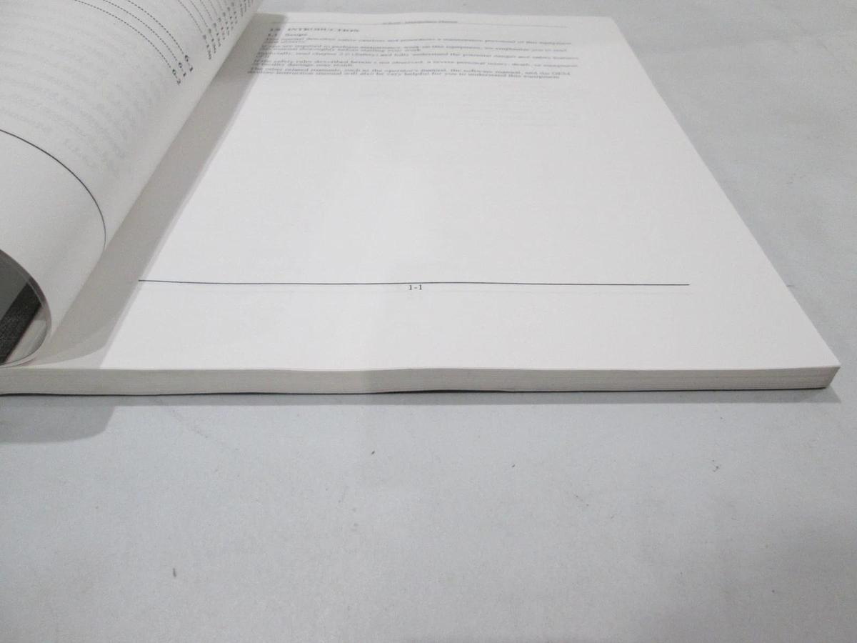 Used TEL Tokyo, a-858SC, Vertical Furnace Maintenance Manual, Used