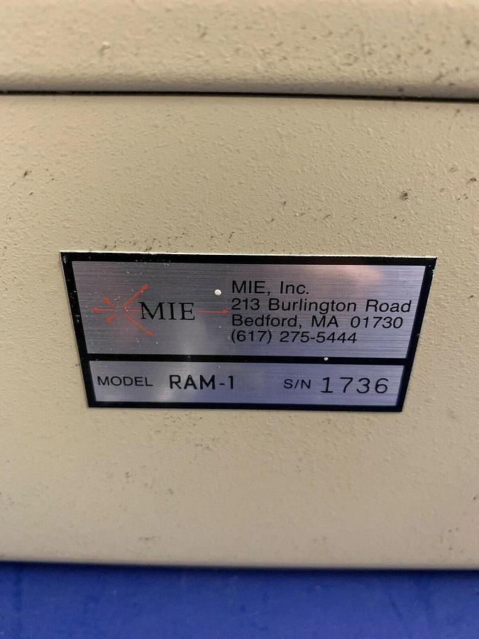 Used MIE RAM-1 Real-Time Aerosol Monitor with Case, Used