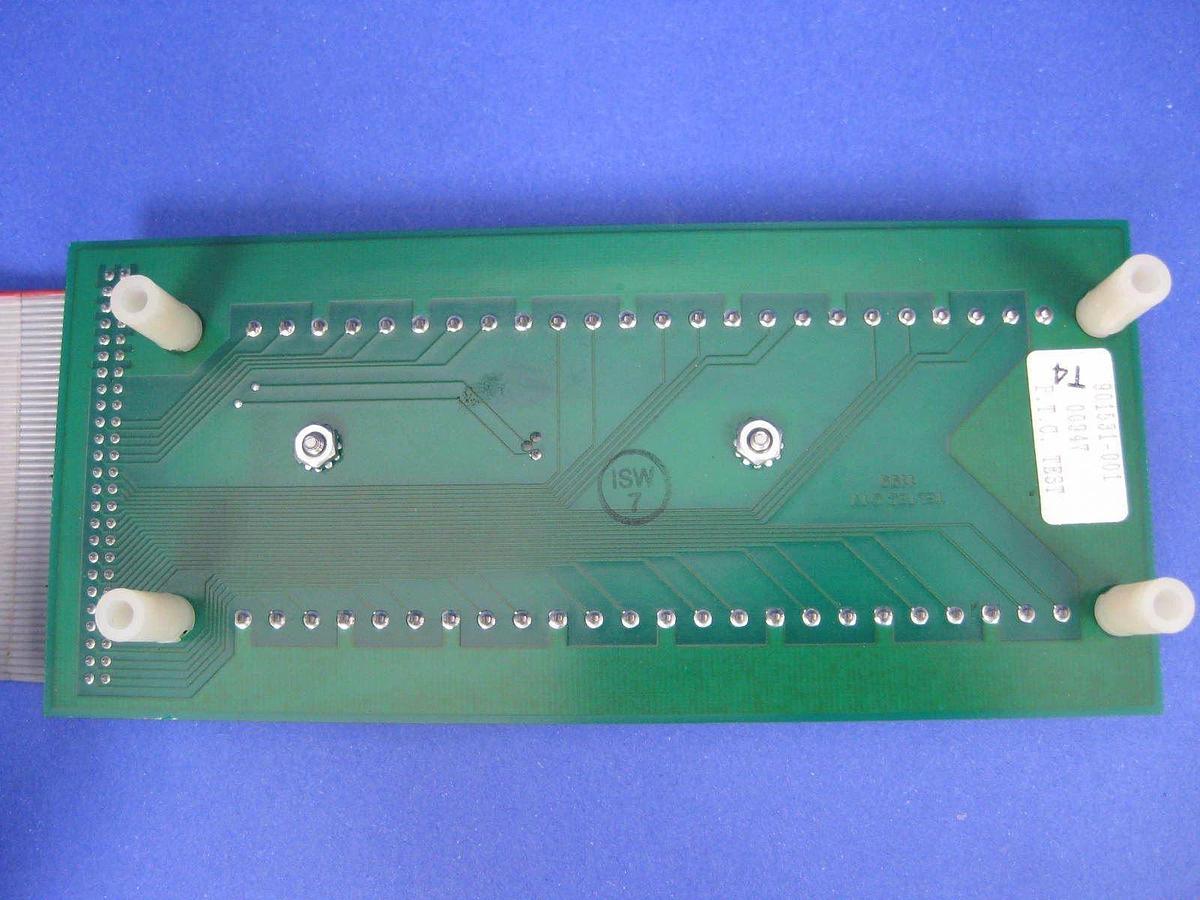 Used Watkins Johnson 901531-001 Thermocouple Interface Board with Ribbon Cable