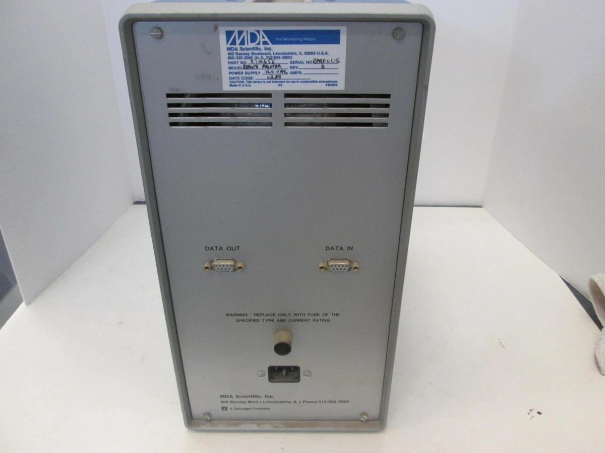 Used MDA Scientific, Remote Documentation Station, Model 1200, Used