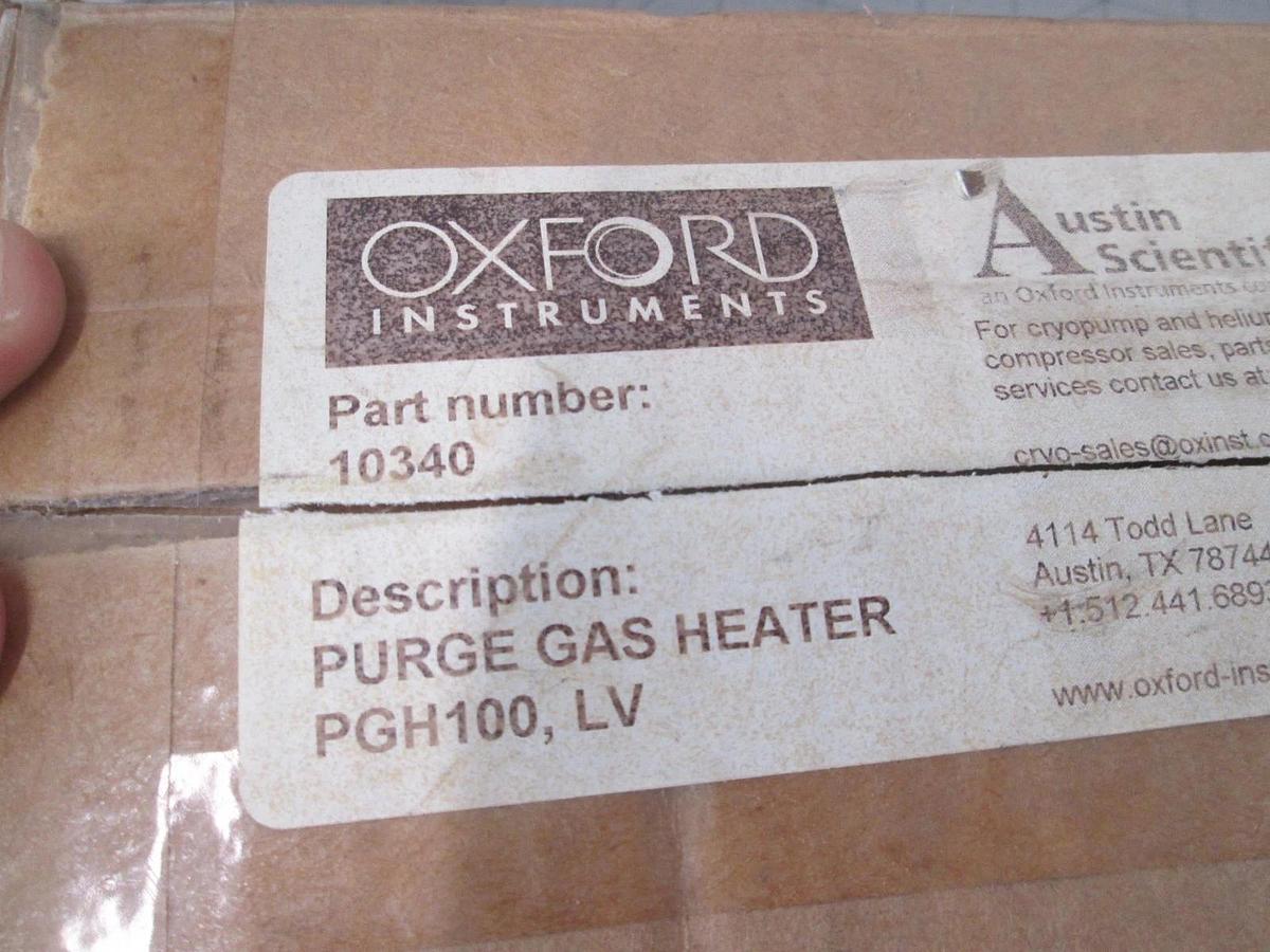Oxford, PGH100, LV, Purge Gas Heater, New