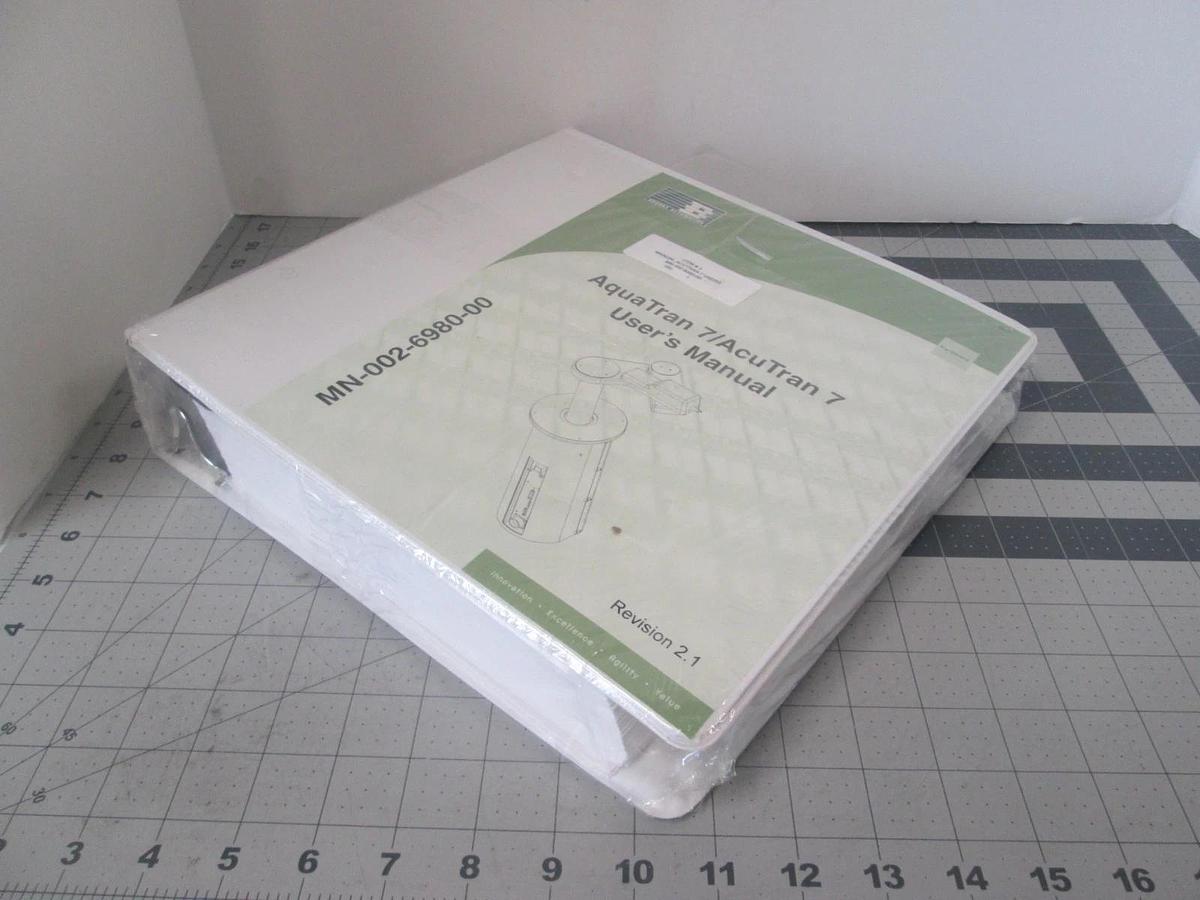 Brooks Automation, MN-002-6980-00, Aquatran 7/Acutran 7 User Manual, New