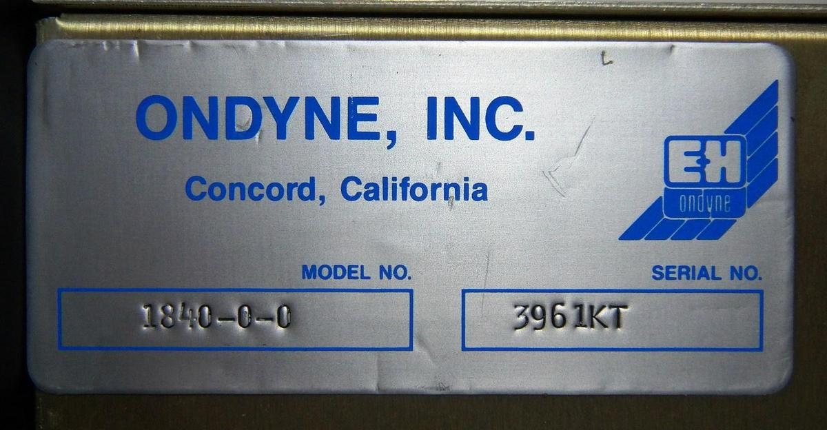 Used E+H Endress + Hauser Ondyne 1840-0-0 HygroTwin, Moisture Analyzer Model 1800