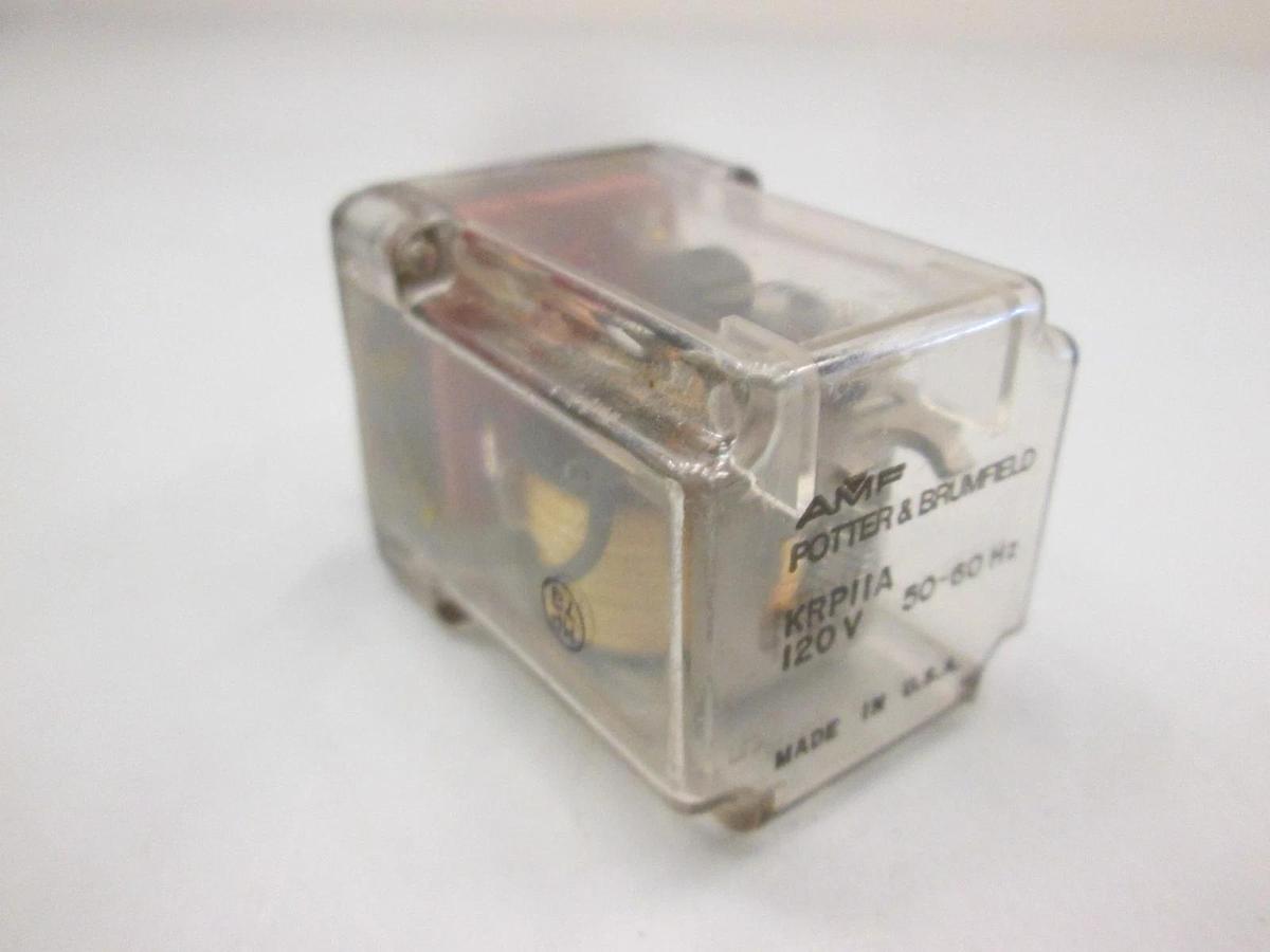 Used Potter & Brumfield, KRP11A, 120V Relay, Used
