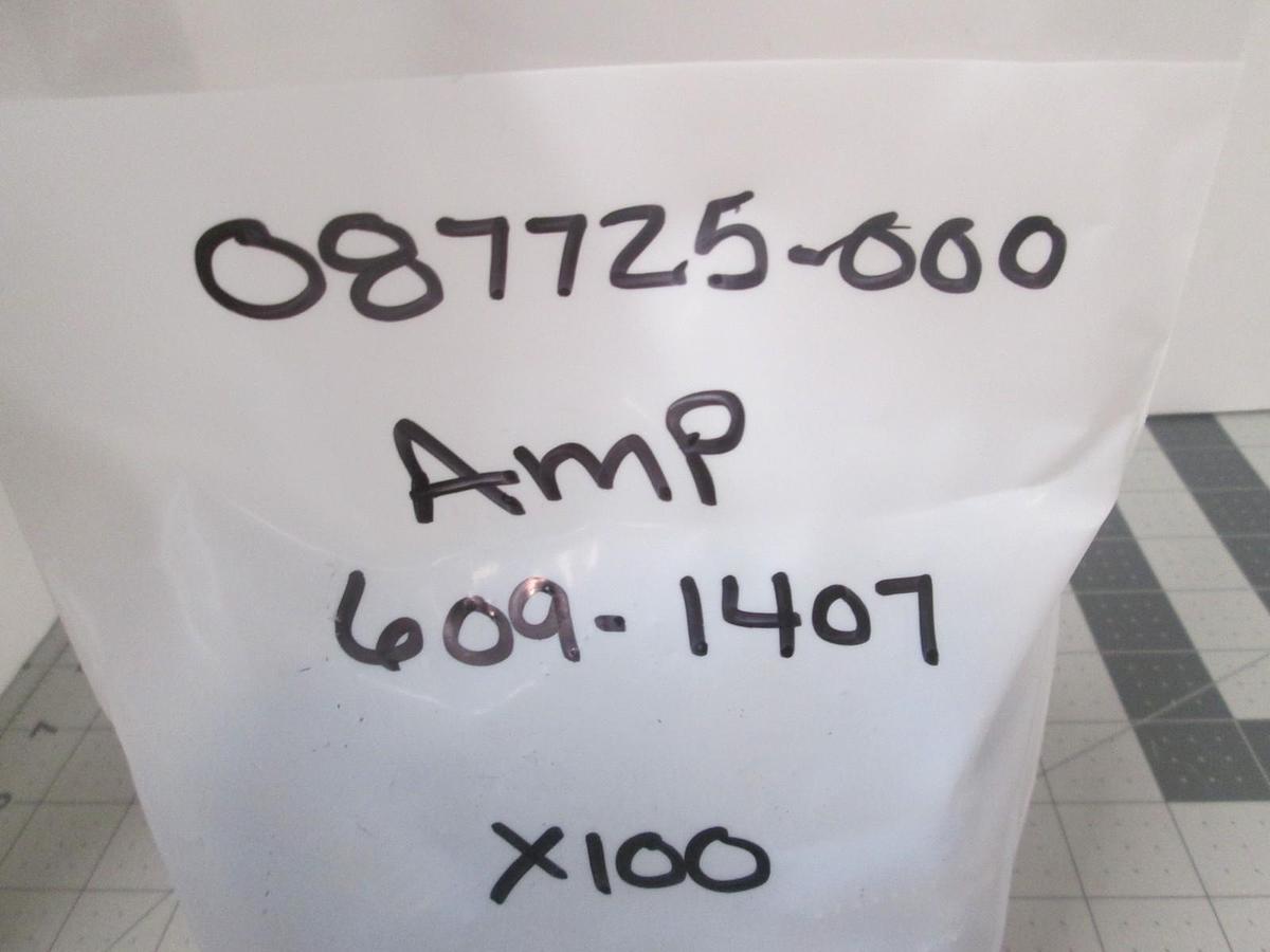AMP, Connector, 609-1407, Ribbon, 14 Pos Male, 90 Deg Mount, New, Lot of 100