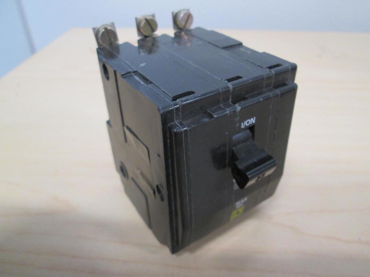 Used Square D, L-4061, Type QOB, 3 Pole Circuit Breaker, 25A, Used