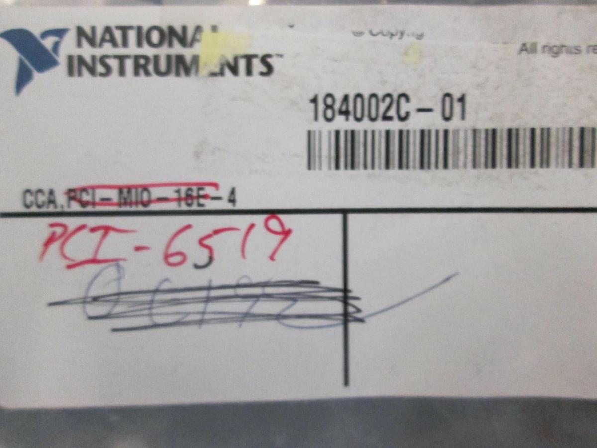 Used National Instruments, PCI-6519, Digital I/O Card, New