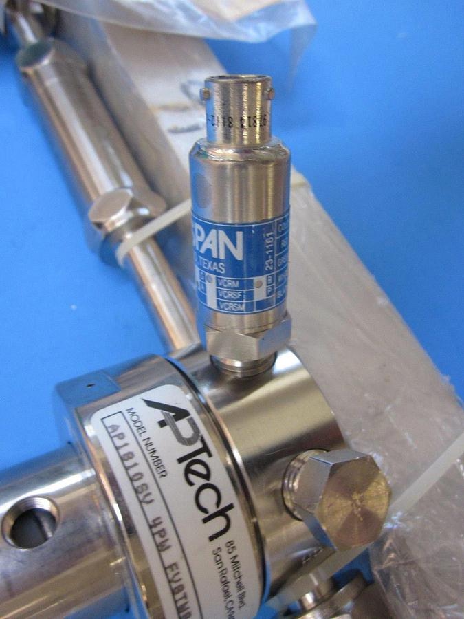 High Purity Gas Stick ASSY, 1/2" FVCR, Aptech AP1810 Regulator, SPAN 23-1161