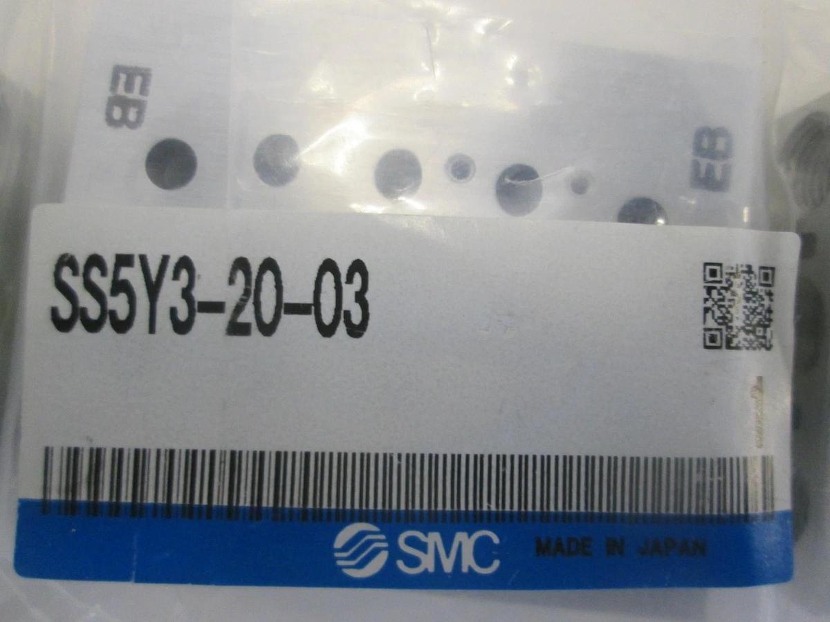 SMC, SS5Y3-20-03, Manifold Block, New, Lot of 3