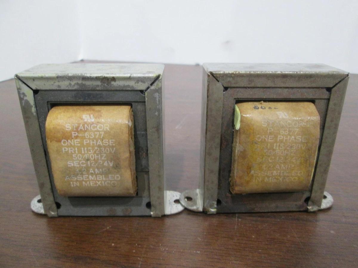 Used Stancor, P-6377, One Phase Power Transformer, Used, Lot of 2