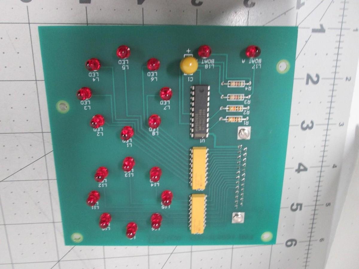 Used VTR SVG, 165430-004, 16 Cassette Status Panel PCB Assy, New