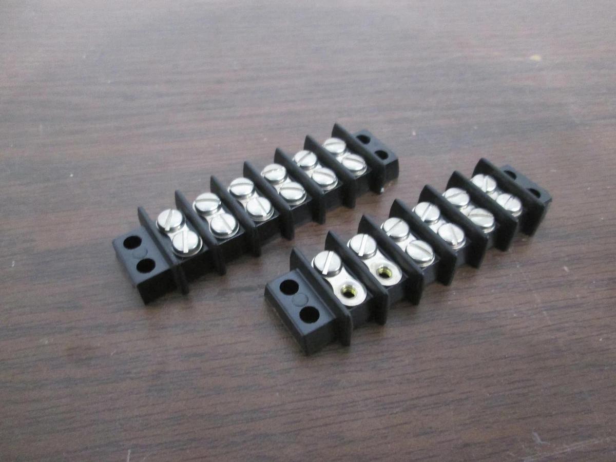 Used Cinch, 6 Position Terminal Block, Used, Lot of 2