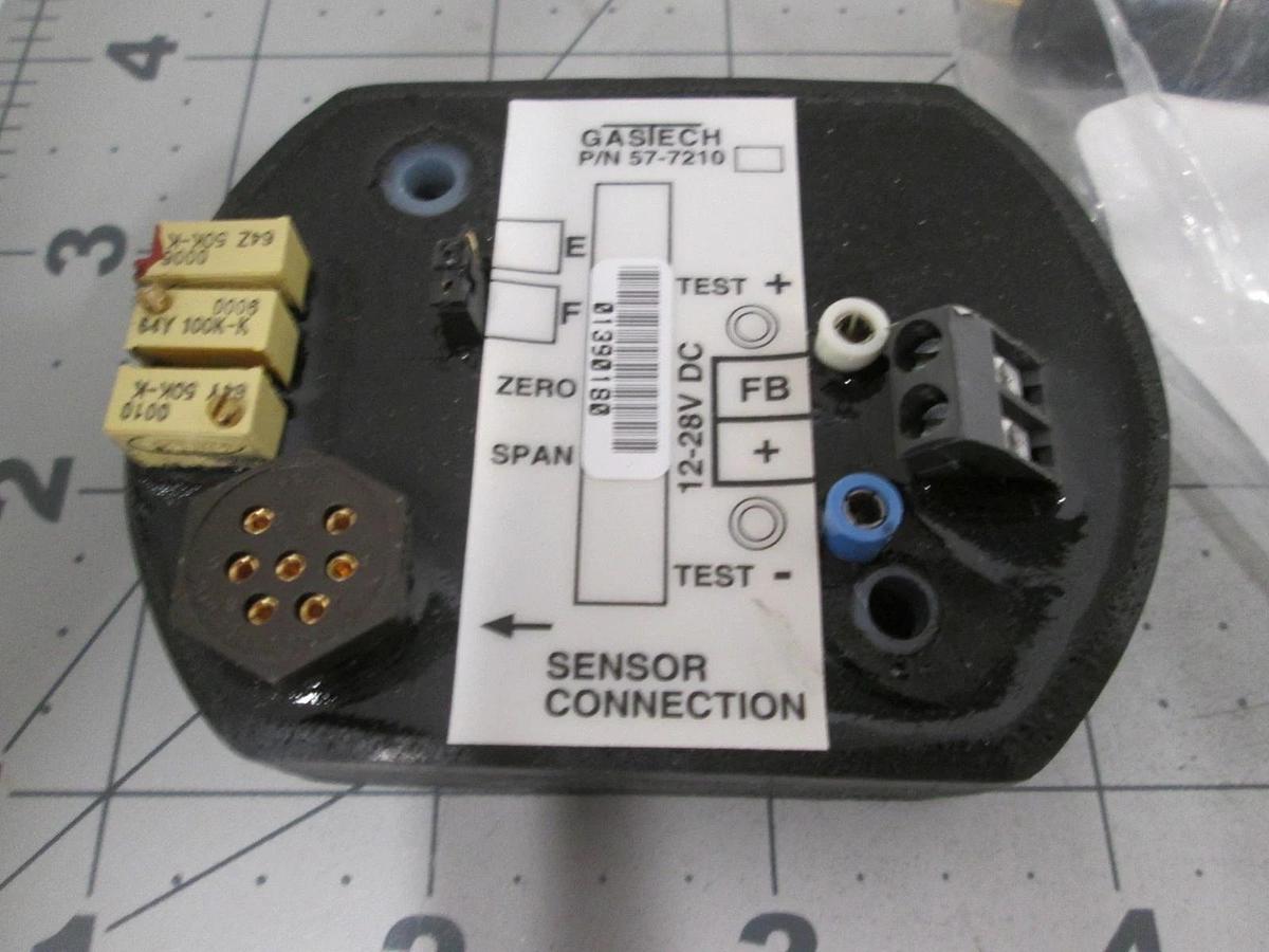 Gastech, 78-40810, Gas Detector Sensor w/ Cable and 7 Pin Plug, New
