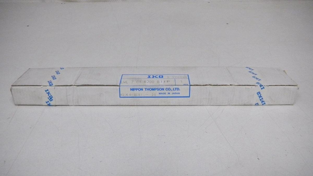 Used IKO, Nippon Thompson CO., LWL 7 C1 F200 BT1P, Slides, M2 X 6 (SUS) .. 20, NIB