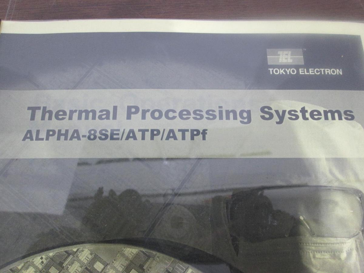 TEL Tokyo Electron, ALPHA-8SE/ATP/ATPf, Basic Operations Manual Rev 4, New