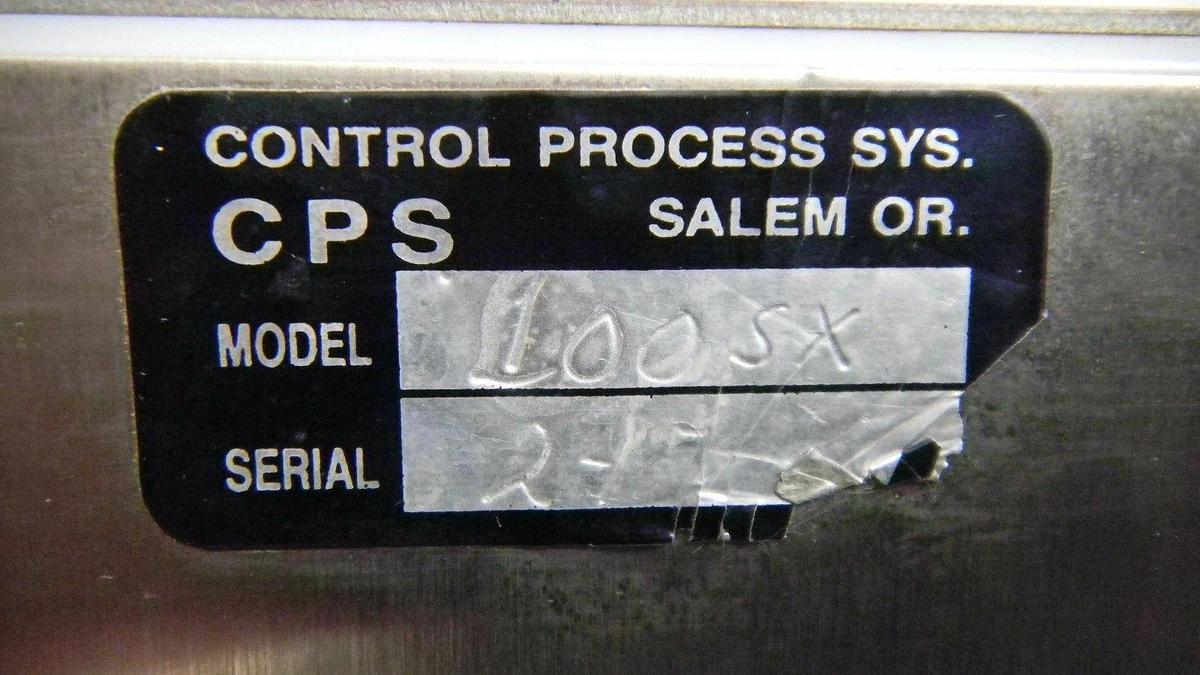Used Control Box, Control Process Systems, CPS 100sx Z-Pac, Used