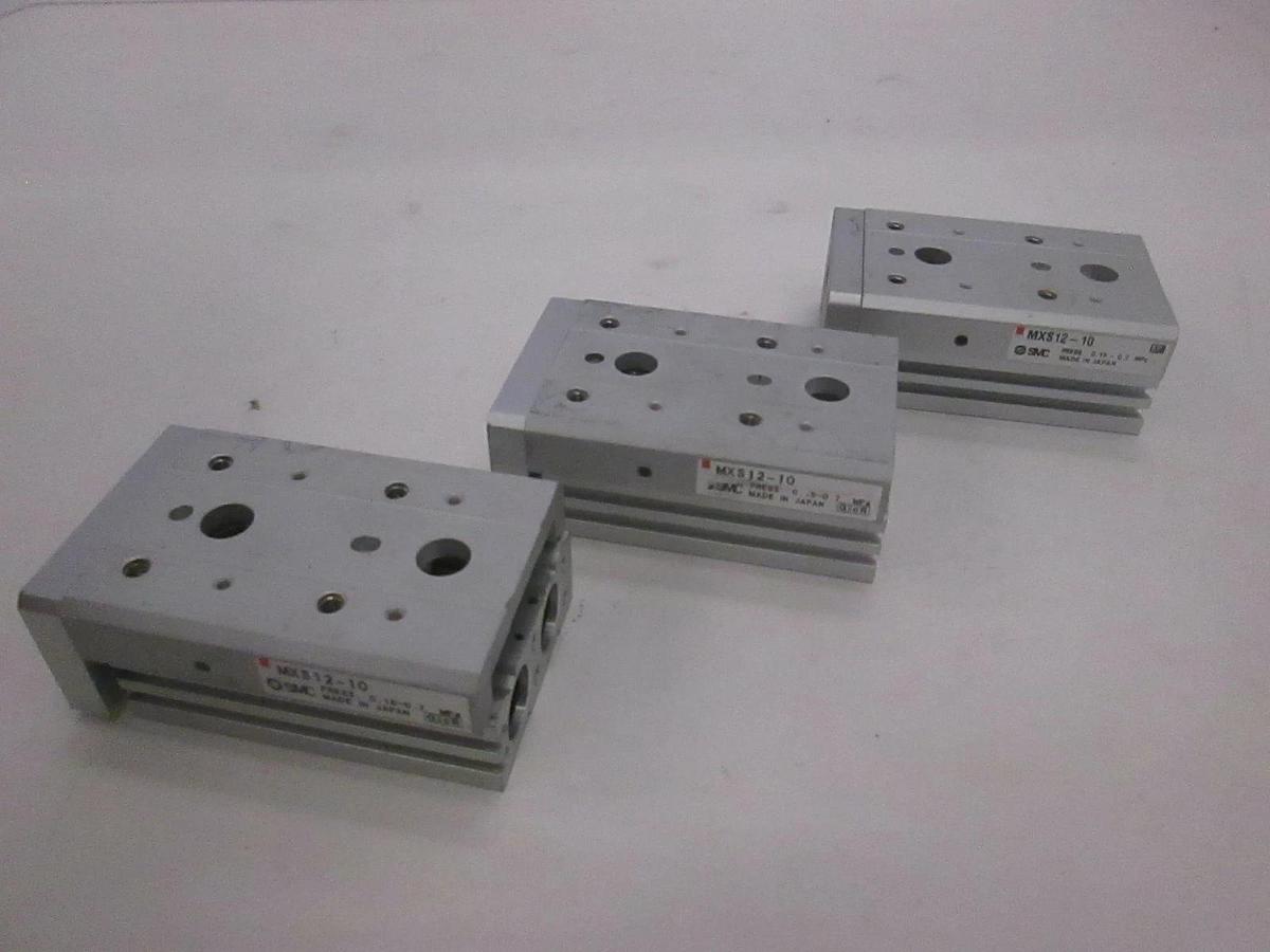Used SMC, Linear Slide, MXS12-10, Used, Lot of 3