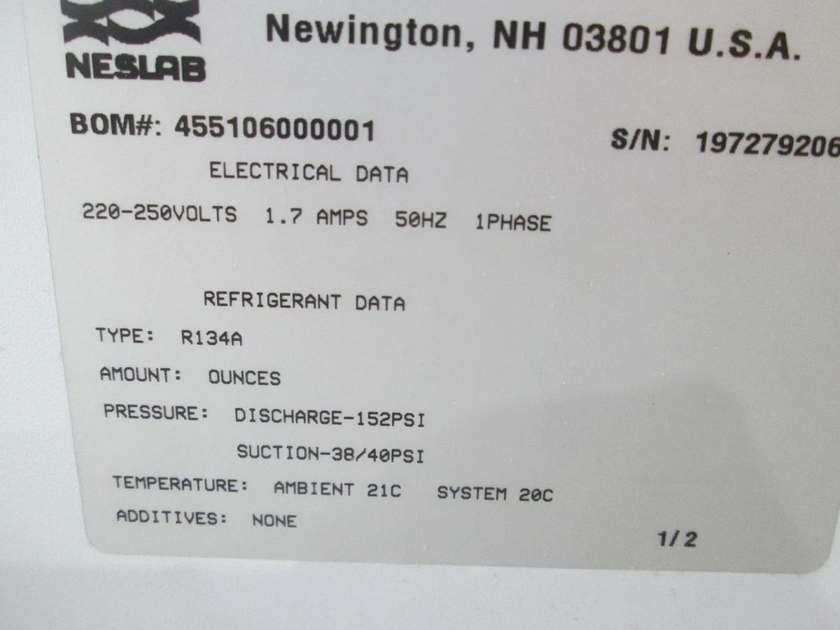 Neslab, FTC-350, REFRD Bath Cooler, 230V, w/o FLO S, New