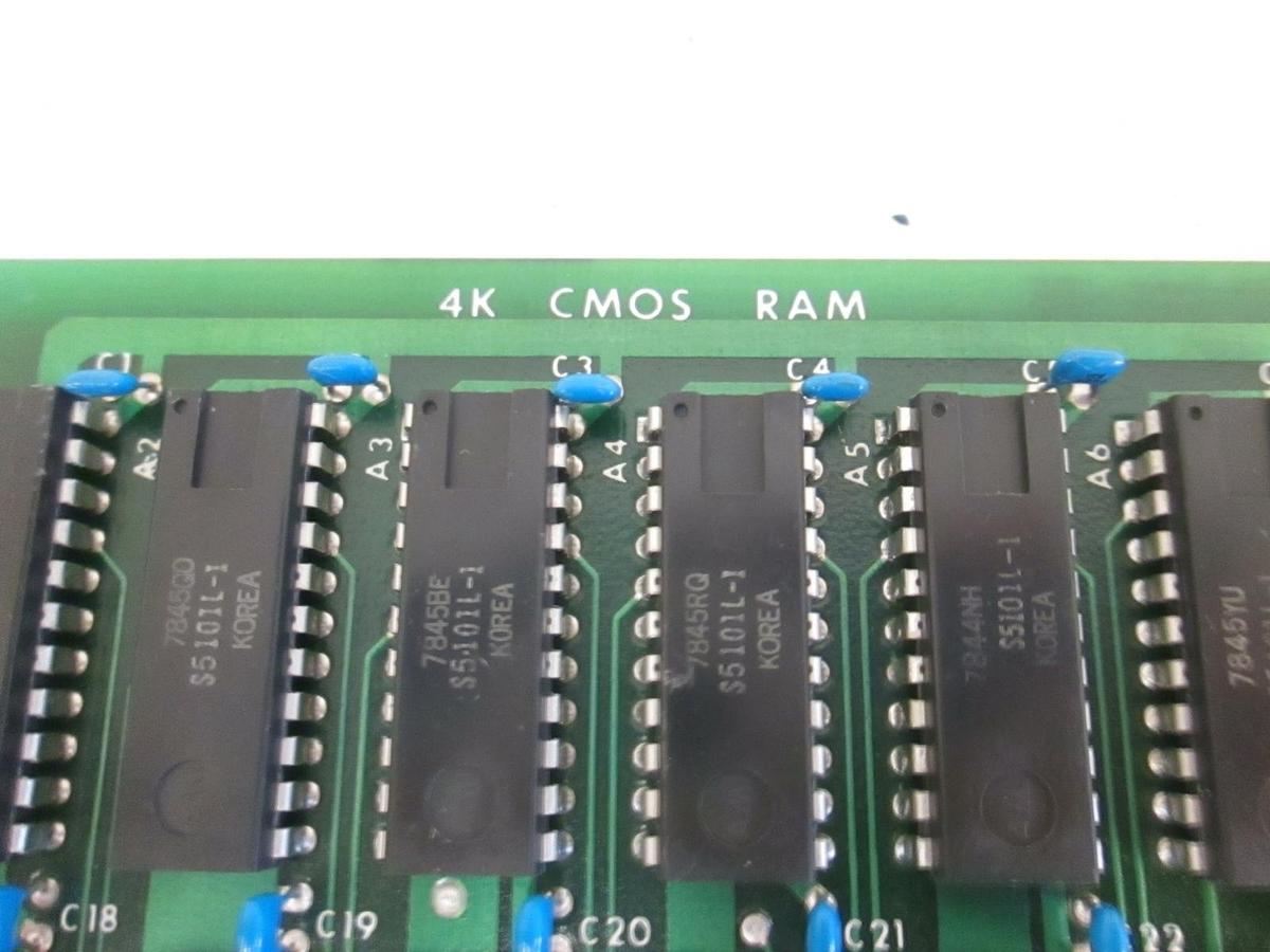 Used Intel 4K CMOS Ram, 04-0652-001-01, PCB Assy, Working When Removed