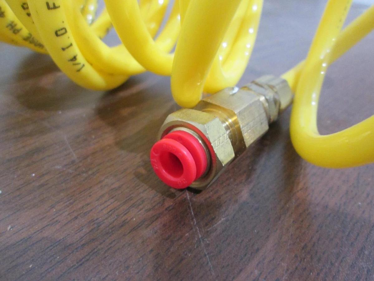 Used Fast-Stor, 1/4 I.D, Yellow Air Hose, 485124, Used