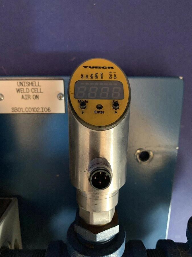 Used Numatics FlexiBlok Assy: Filters, Valves, Regulator & Turck Pressure Transducer