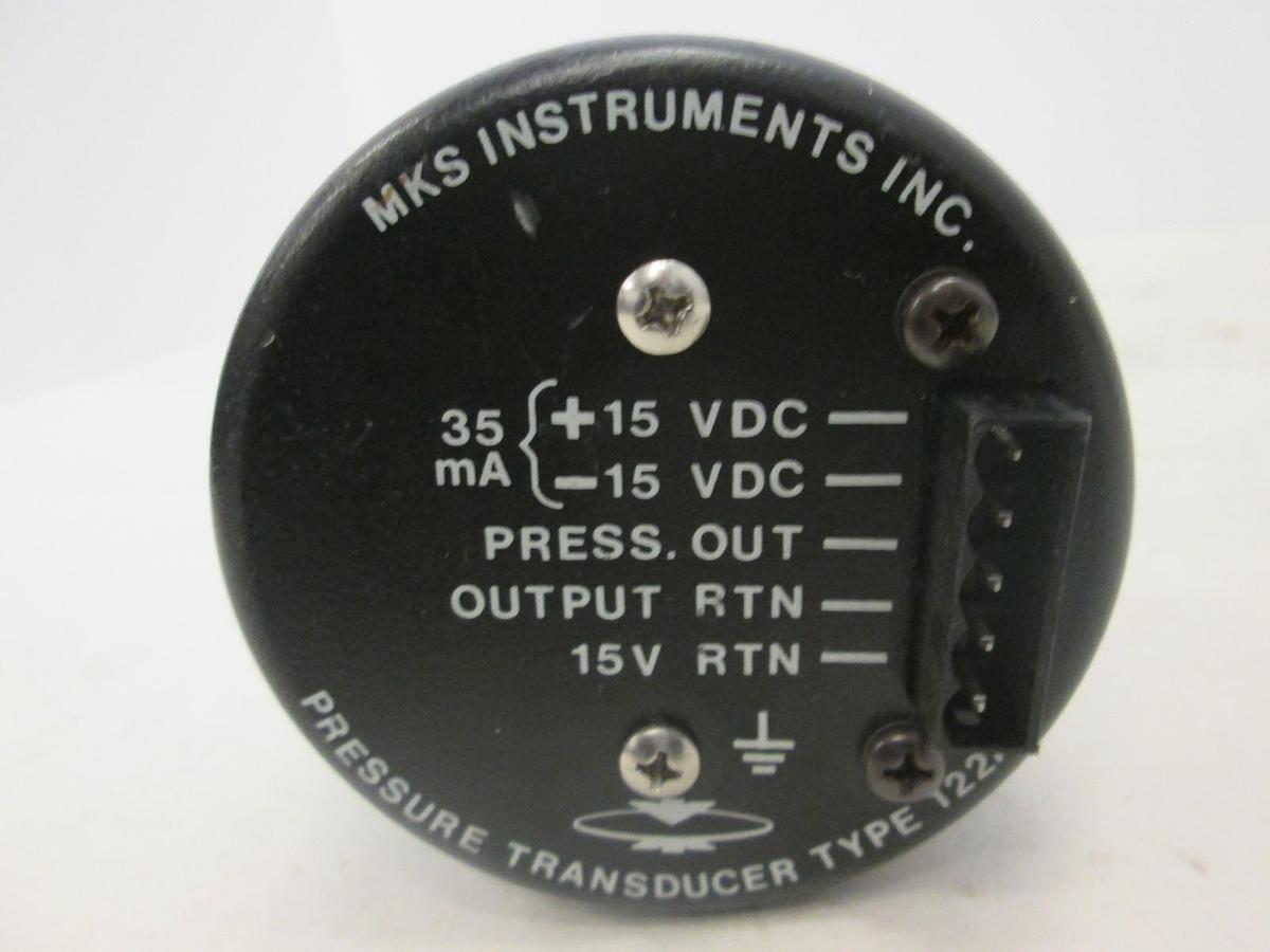 Used MKS, 10 Torr Baratron Pressure Transducer, 122AA-00010-B-SPO53-80, Used