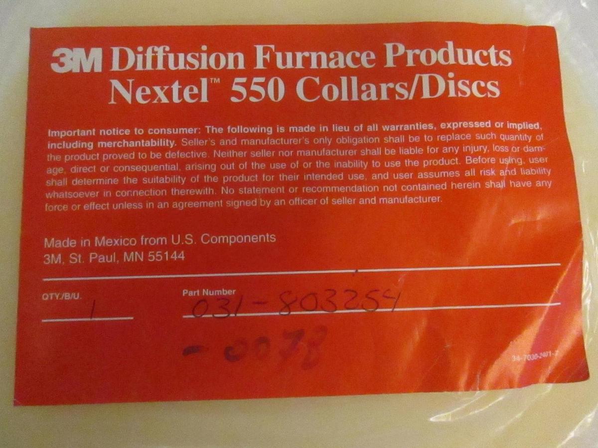 3M Diffusion Furnace Products, Nextel 550 Collar, 031-803254, 2" X 8" X 10.5"