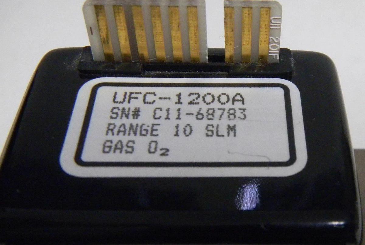 Used Unit UFC-1200A Mass Flow Controller, Gas- O2, Range- 10 SLM, Used