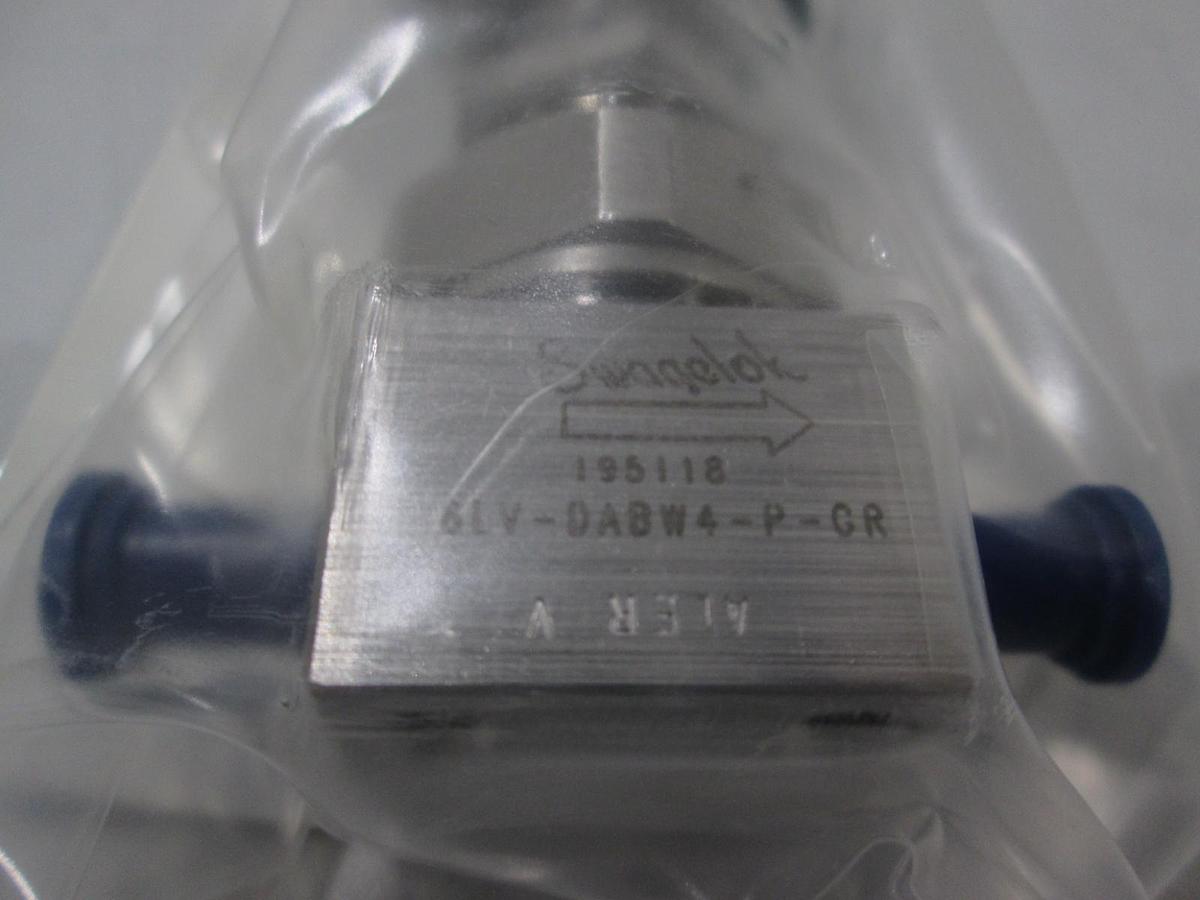 Used Swagelok, 6LV-DABW4-P-GR, Shut Off Valve, New