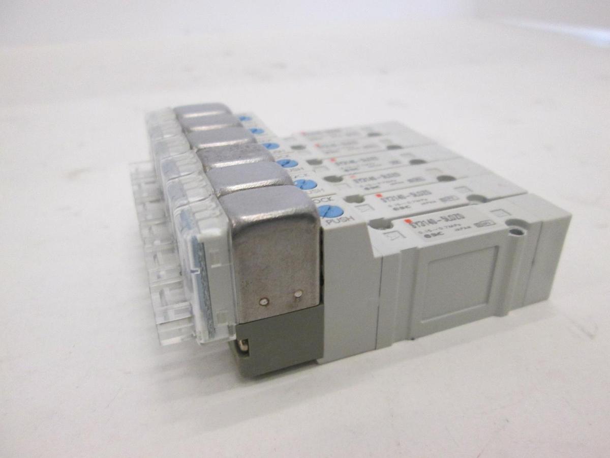Used SMC, SY3140-5LOZD, Solenoid Valve, Used, Lot of 6