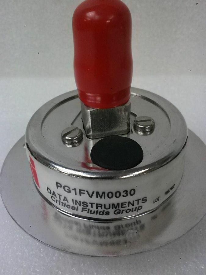 Data Instruments PG1FVM0030 Pressure Gauge 0-30psi Back Mount 1/4" MVCR, NWOB