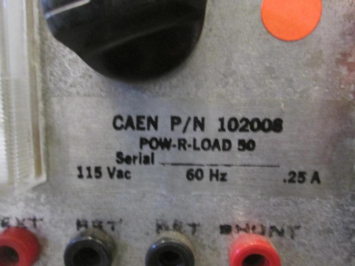 Used Caen Engineering, Part No.102008, POW-R-Load 50, 115 VAC, 60Hz, .25A, Used