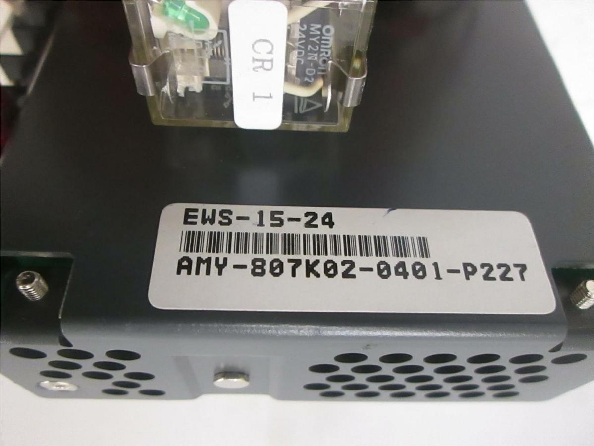 Used Power Supply Assy /w Omron H3CR Relay and Lambda EWS-15-24 Power Pack, Used