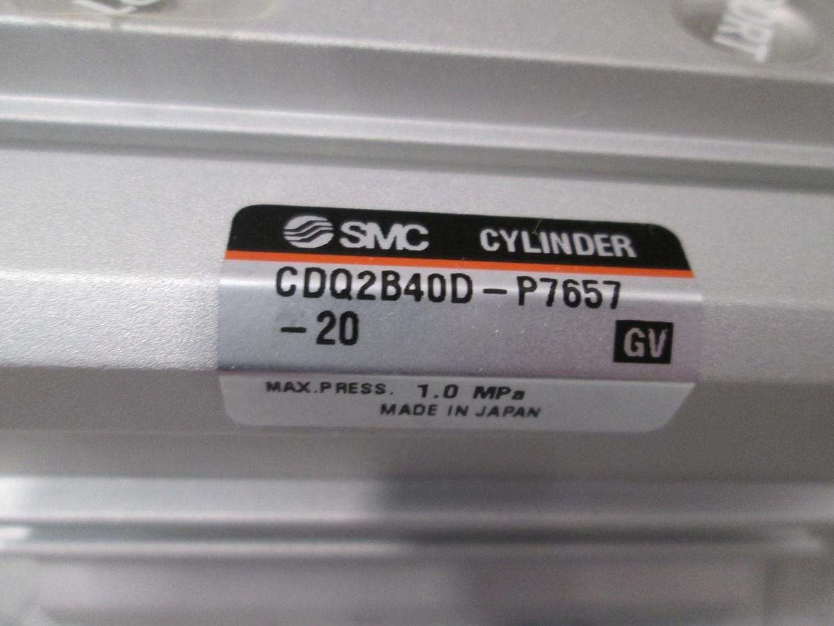SMC, CDQ2B40D-P757-20, Pneumatic Cylinder, 16mm Shaft, New